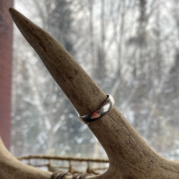 unknown Jewelry - Sterling Silver Simple Ring Band 7 Stackable